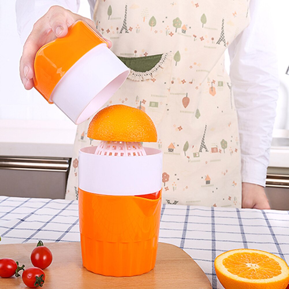 ALLOET 300ml Tragbare Manuelle Entsafter Tasse Für Zitrus Orange Zitrone Obst Presse 100% Original Saft Art Gesundes Getränk Maschine