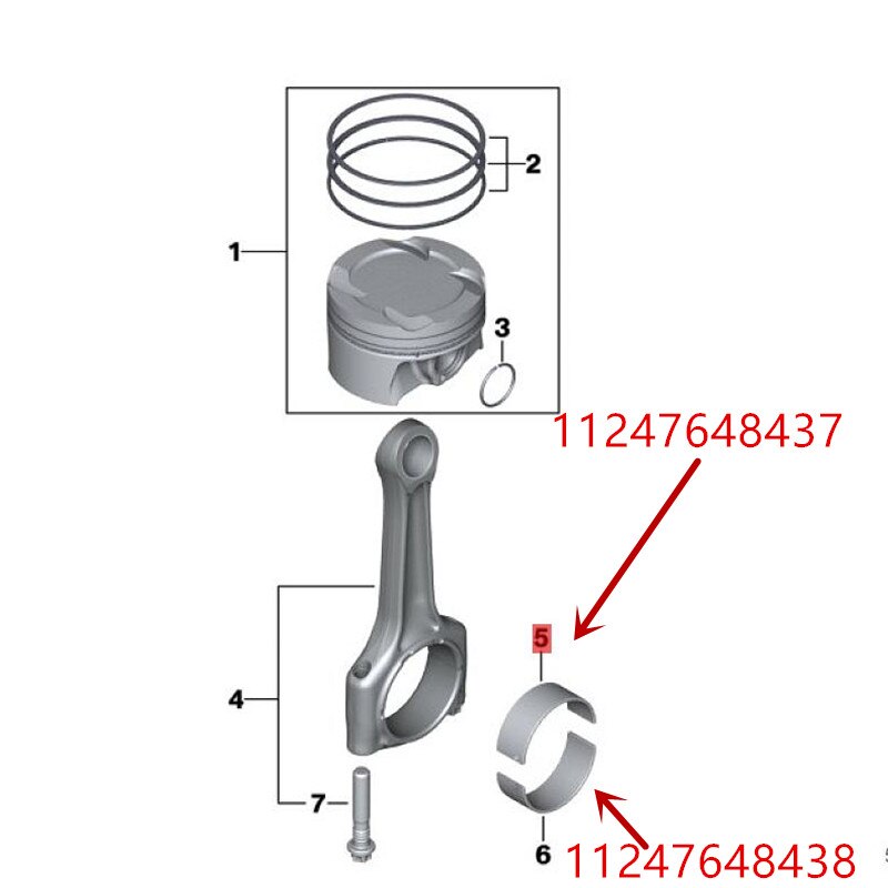 Auto Motor- Lagerbier F45 218I -b mw2019 F46 216I X1 F48 18I F39 Große und kleine fliesen dichtung befestigung halterung