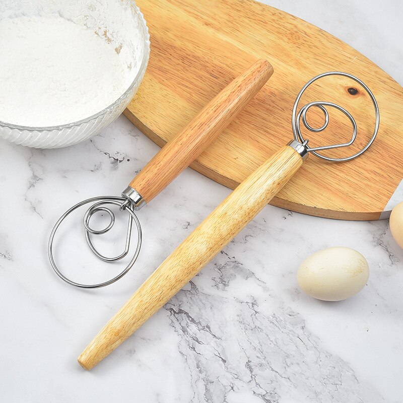 Edelstahl Mehl Spule Rührgerät Backen Werkzeuge Ei Schneebesen Kuchen, Der Kneten Mehl Stock und Nudel Mischen Werkzeug