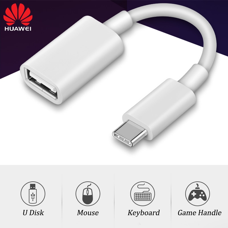 Original HUAWEI USB 3,0 Typ-C OTG Kabel Adapter Typ C USB-C OTG Konverter Für Huawei P40 P30 P20 Profi Kamerad 30 20 Profi Ehre V30