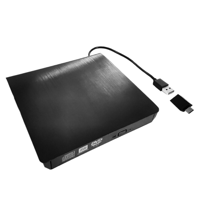 Externe CD DVD Antrieb USB 3,0 + Typ-C DVD Spieler CD DVD Brenner für Laptop Mac Ma-cBook Sieg 10/8/7 / XP PC