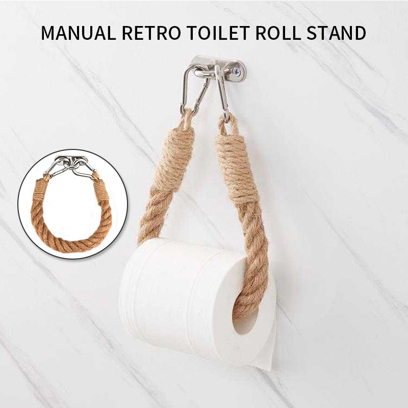 Seil Wc Papier Halfter Heimat Hotel Schlecht Dekoration Jahrgang Handtuch Hängen Seil Wc Papier Halfter Antike Zauberstab Handtuch Gestell