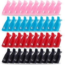 10 stücke Nagel Clips UV Gel Polieren Entferner Nagel Kunst Tränken Weg Kappen Reiniger wickelt Werkzeuge für Manikübetreffend Kunststoff Nagel kapsel Entfetter