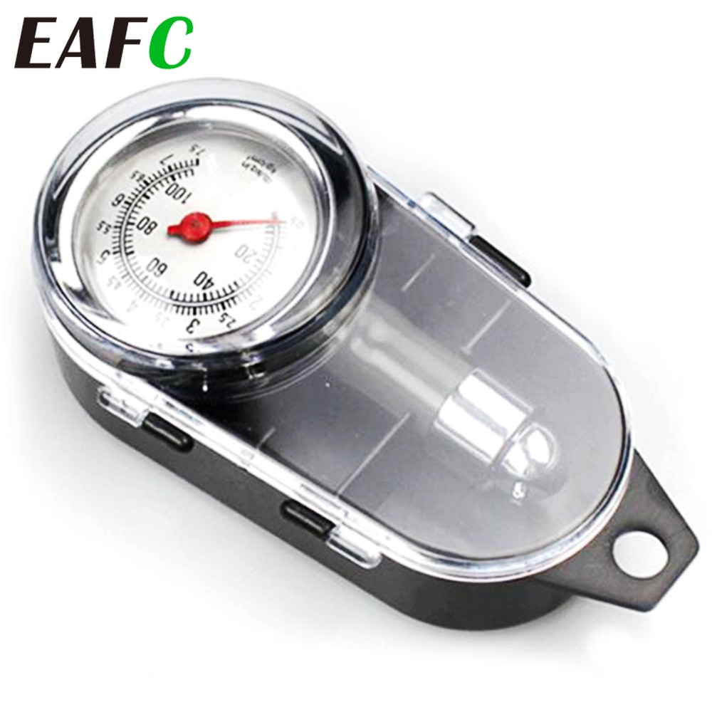 Analog Auto Rad Reifen Luft Manometer Meter Griff Spiegel Geformt Fahrzeug Motorrad Auto Reifen Tester Reifen Luft Monitor System