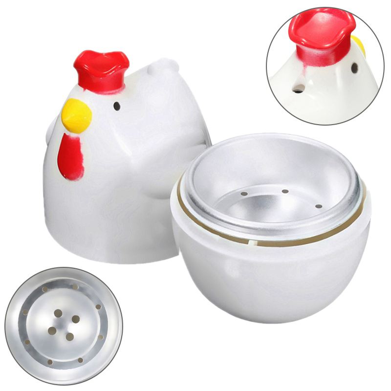 HEIßER! KüKen-förmigen 1 gekochtes ei dampfer dampfer stößel mikrowelle ei Herde kochen werkzeuge küche Spielereien zubehör werkzeuge