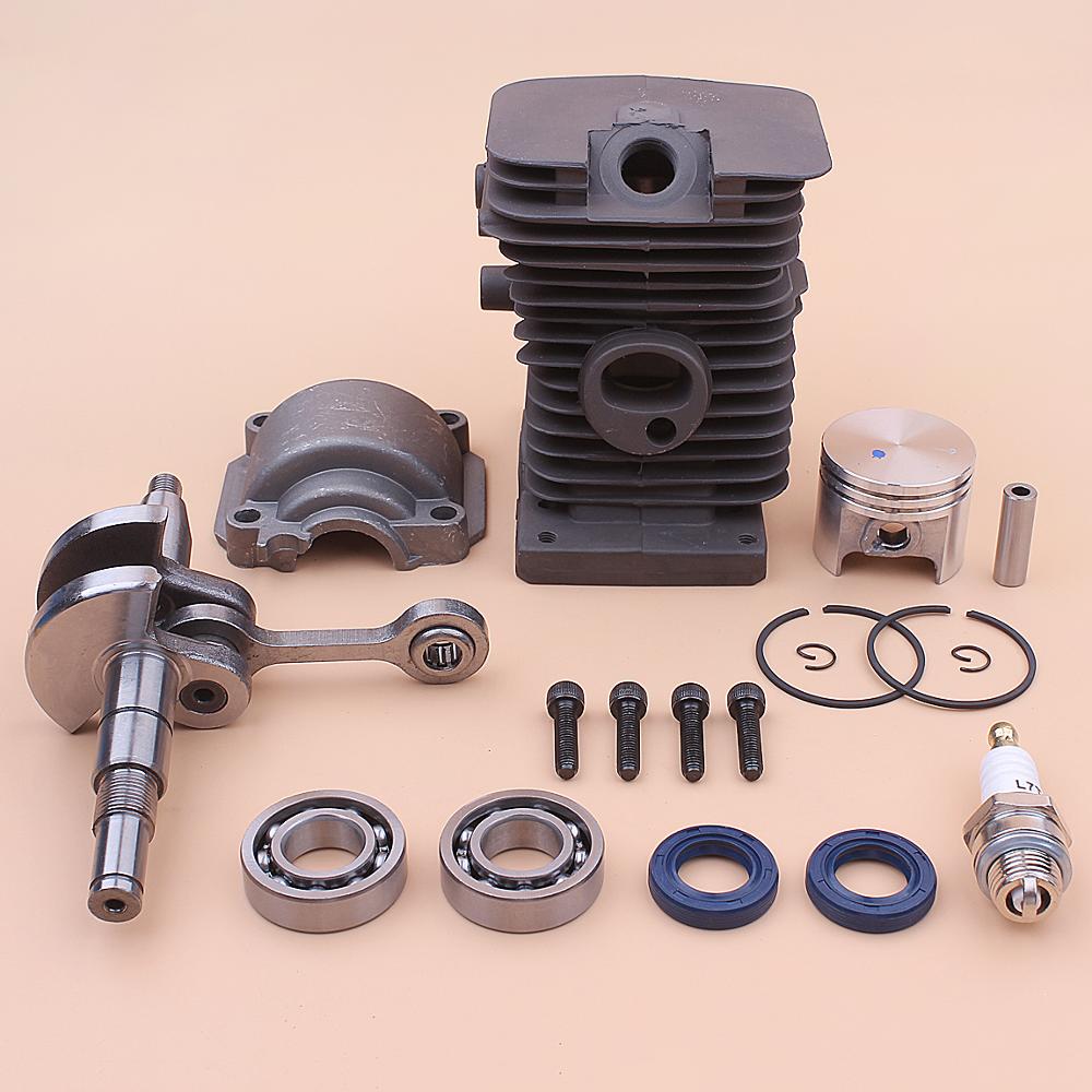 Kurbelwelle 37mm Zylinder Kolben Motor- Pfanne Basis Bausatz Für Stihl Frau170 017 Frau 170 Kurbel Lagerbier Öl Dichtung Kettensäge 1130 020 1204