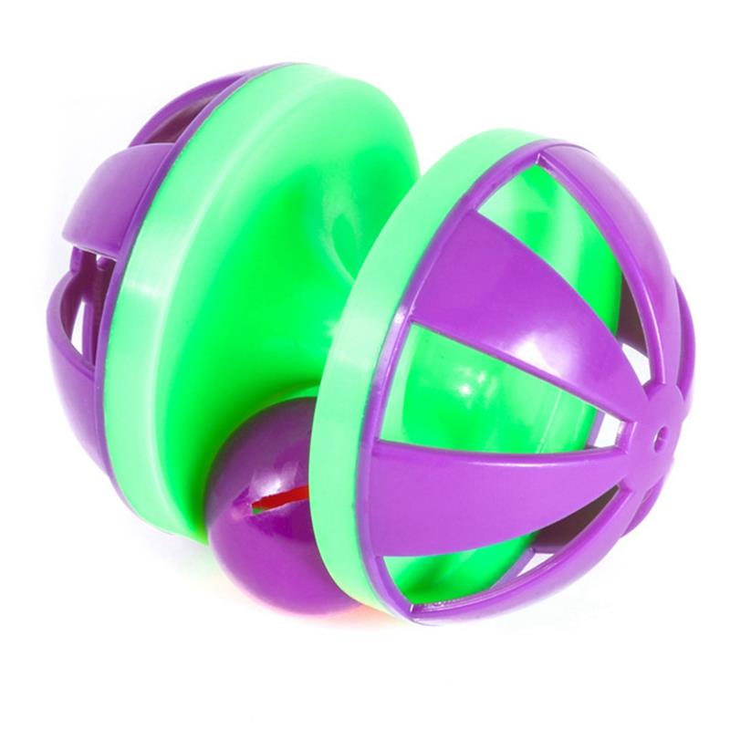 Legendog 1pc Kätzchen Glocke Spielzeug Drumbbell bilden Lustige Kunststoff Katze Verfolgungsjagd Spielzeug Katze Interaktive Spielzeug Haustier Lieferungen Zufällige Farbe