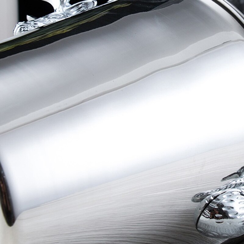 3L Eis Eimer Edelstahl Wein Eis Eimer Wein Kühler Kühler Flasche Kühler Champagner Bahre Kalten Wasser Maschine Eis Eimer sil