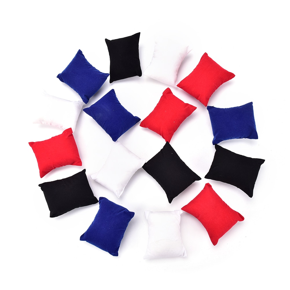 5 teile/los Heißer Schmuck Armbinde Armreif Kissen Anzeige Halfter Uhr Halfter Anzeige Armbinde Kissen Kissen 4 Farben