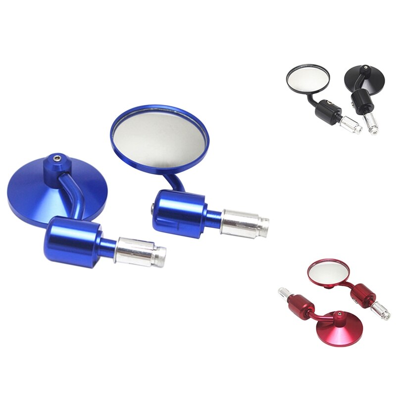 Für Honda Kawasaki Motorrad Runde Rückspiegel Universal- 7/8 Zoll CNC Motorrad Rückspiegel