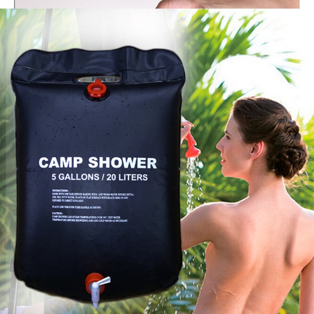 20L Tragbare Solar- Beheizten Wasser Tasche Energie Erhitzt bat draussen Camping Dusche Tasche Picknick Wasser Tasche BBQ Wandern Wasser Lagerung