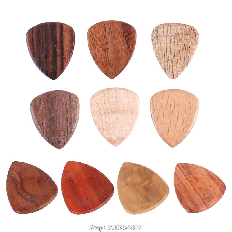 Holz Gitarre Plektrum wählt für Elektrische Akustische Gitarre Bass Zubehör D18 20