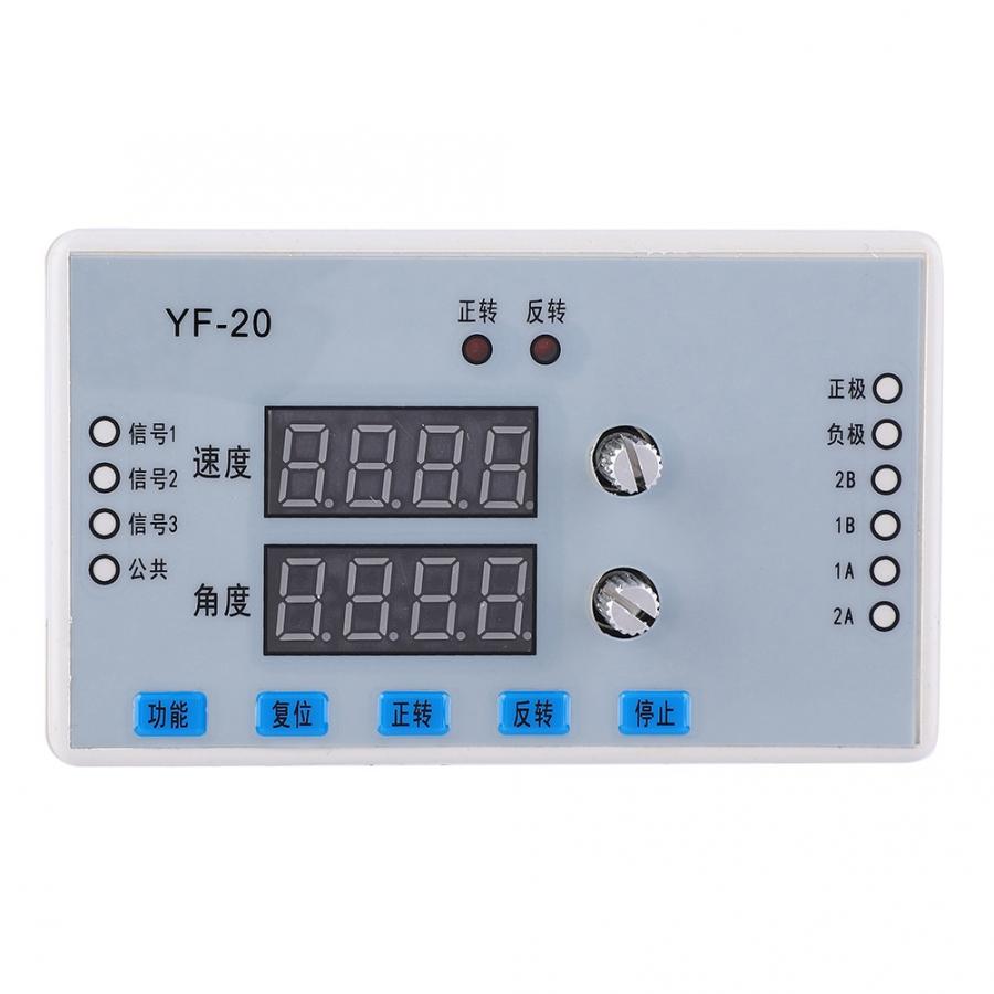 DC 7-30V Stepper Motor- Geschwindigkeit Regler Gouverneur LED-anzeige Schrittmotor Geschwindigkeit Fahrer Kontrolle Modul YF-20