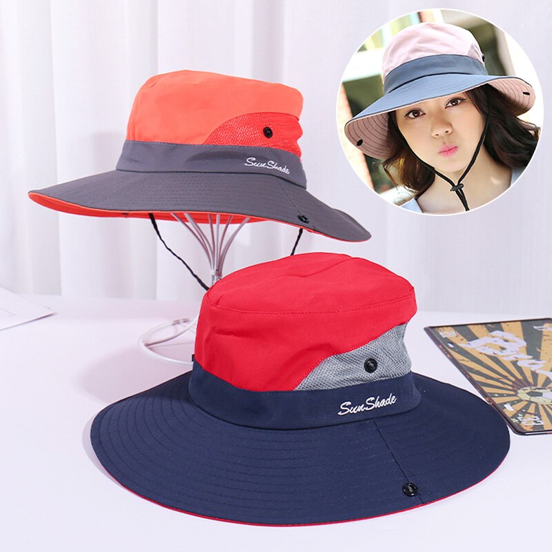 Sommer Sonnenhut Faltbare weit Krempe Fischer Kappe draussen Angeln Reise Strand Sonnencreme UV Schutz Kappe Für Mann Frau unisex