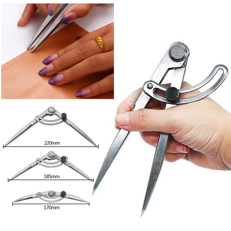 FlüGel Teiler Kohlenstoff Stahl Bleistift Kennzeichnung Kompasse-Kreis Hersteller Einstellbare Glasritzrades Für Handwerker Architekten Schüler