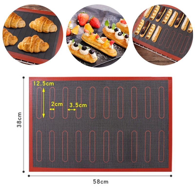 Nicht Stock Backen matt Backofen Blatt Liner für Cookie/Brot//Kekse/Puff/Eclair Perforierte Silikon gebäck Werkzeug Küche Backen