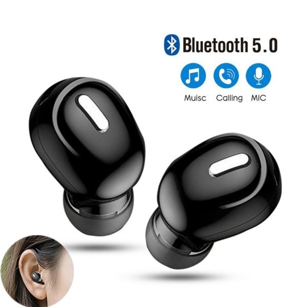 Mini in-Ohr Bluetooth 5,0 Kopfhörer Hifi kabellos Headset Mit Mikrofon Sport Earbuds Stereo umgeben Lärm die Ermäßigung Kopfhörer