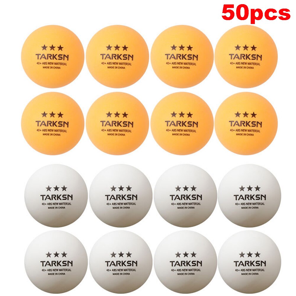 50 stücke Gesäumt Wird 40 + Weiß Ausbildung Klingeln Pong Bälle Tischtennis Tischtennis 3 Sterne