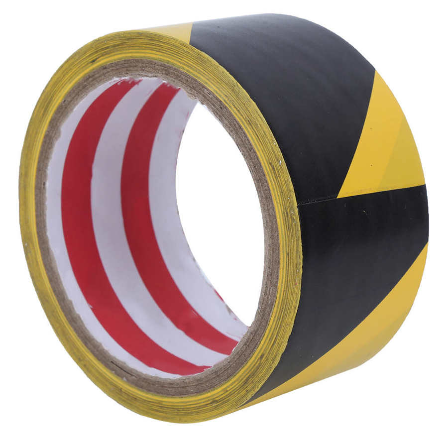 Gestanzte Maschine Sterben-schneiden Maschinen Scrapbooking Werkzeuge 2Stck Schwarz Gelb Sicherheit Warnband Boden Kennzeichnung Klebstoff