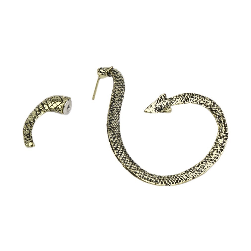 groß 1 Stück Kühle Schlange Ohr Manschette Clip wickeln Locken Zucht Ohrringe gotisch Punk