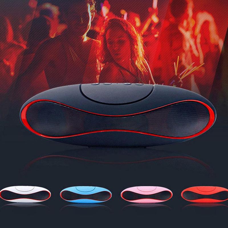 Mini Drahtlose Bluetooth V3.0 Lautsprecher Tragbare Freisprecheinrichtung Lautsprecher Bluetooth kabellos Subwoofer LED Lampe Stecker-in U-disk Subwoofer