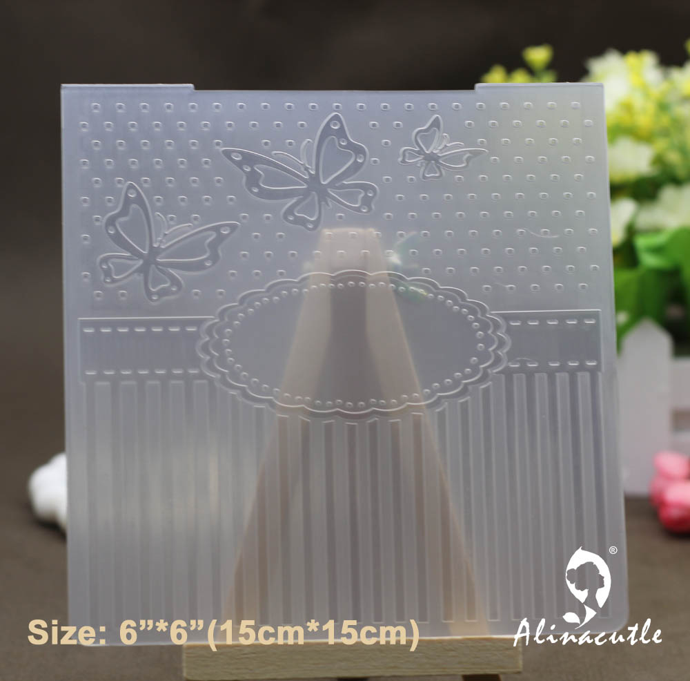 6 'x 6' KUNSTSTOFF PRÄGE ORDNER Alinacraft DIY sammelalbum Album karte dekoration papier handwerk hintergrund ordner