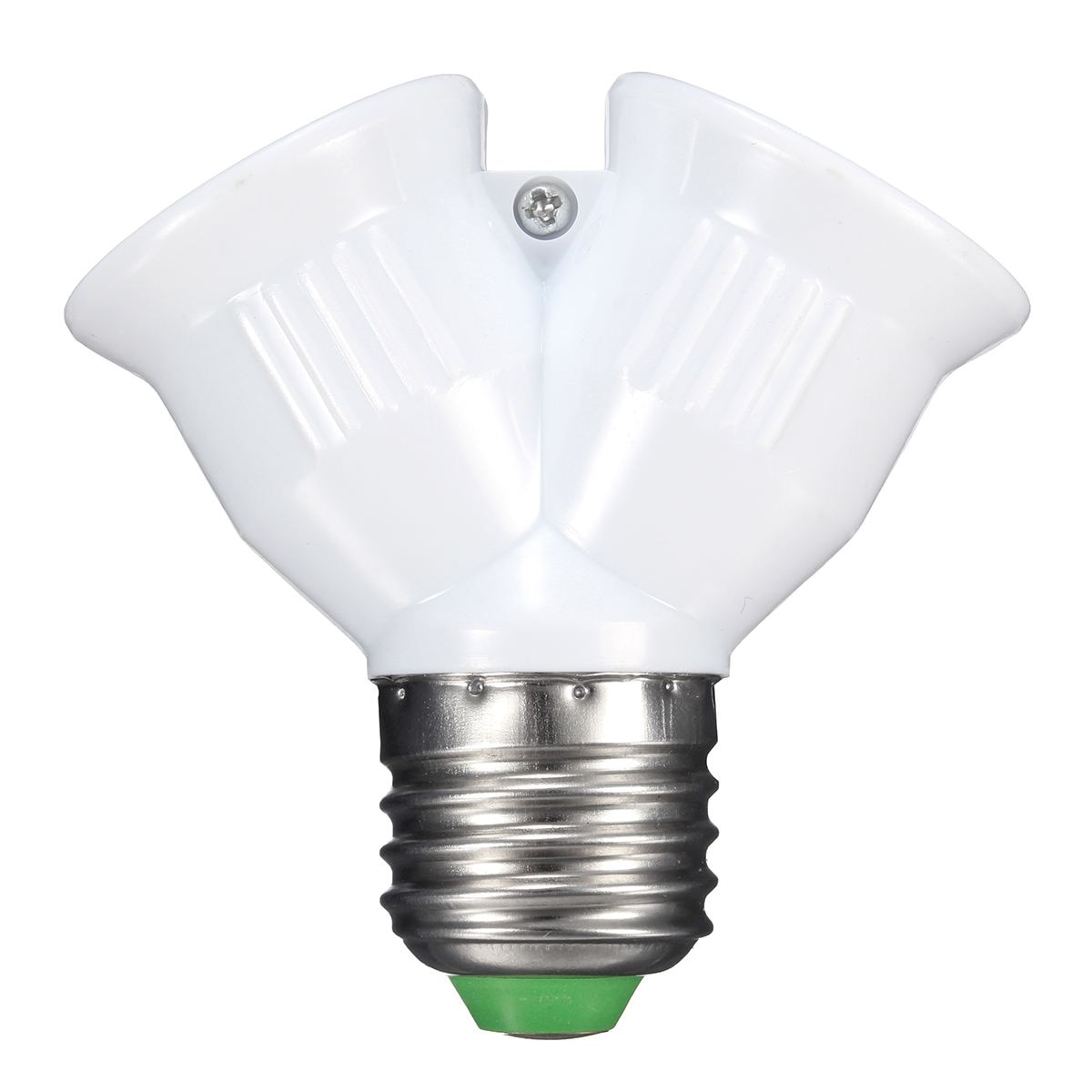 1A E27 Zu E27 Lampe Basis Doppel Buchse Lampe Basis Halfter Konverter Splitter Adapter Für LED Licht Lampe Birne 220V