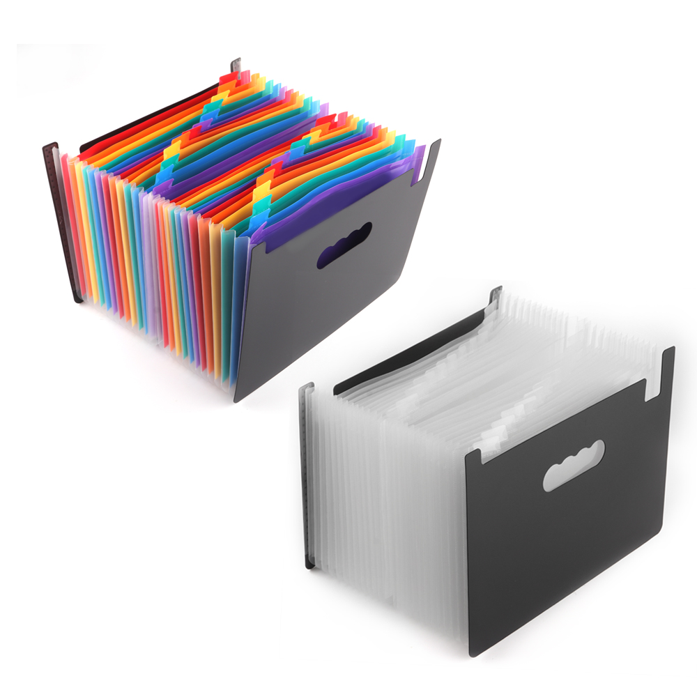 NEUE Ausbau Datei Ordner 24 Taschen Akkordeon A4 Ordner 2 Stil Für Büro