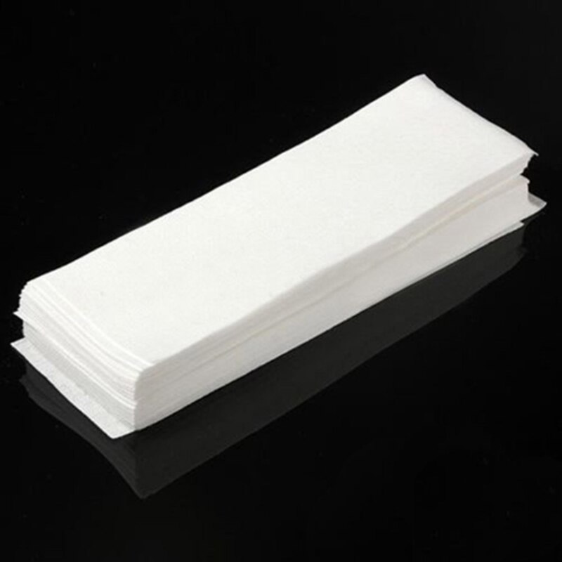 100Stck/Pack Haar Entfernung Werkzeug Enthaarung nicht-gewebte Körper Tuch Haar Entfernen Wachs Papier Rollen Haar Entfernung epilierer Wachs Streifen Papier