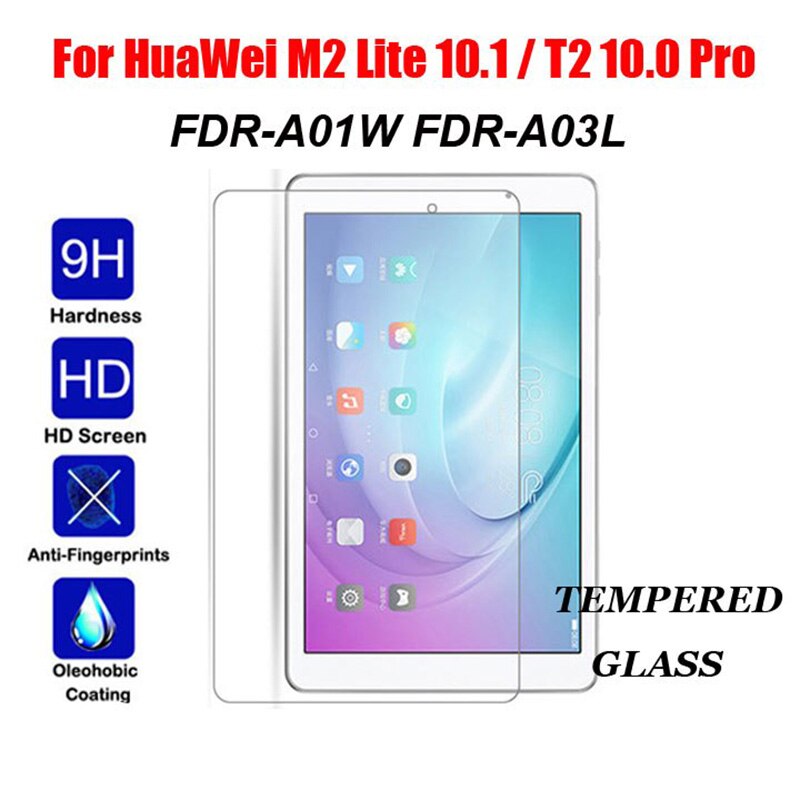 Gehärtetem Glas Für Huawei M2 Lite 10,1 Zoll FDR-A01W FDR-A03L Tablette Bildschirm Schutz Für Huawei MediaPad T2 Profi 10 'glas Schutz