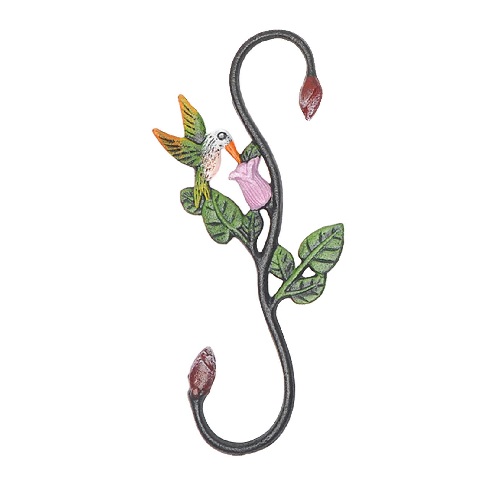Zaun Garten Ich bin Freien S Geformt Ebene aufbringen Gusseisen Laternen Innen Hängen Haken Blume Topf schwer Pflicht Für Vogel Zubringer