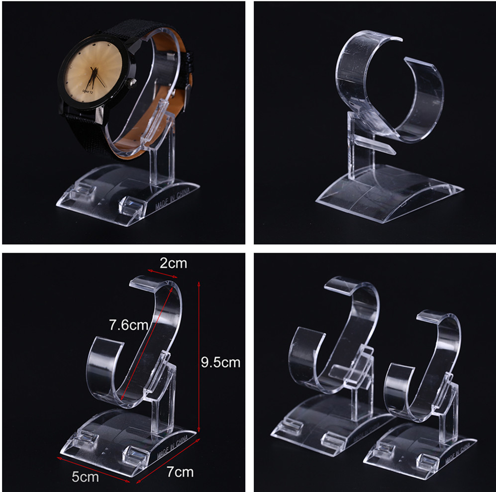 Schmuck Organizer Stehen Klare Acryl Uhr Armbinde Armreif Zeigt Anzeige Halfter Stehen Gestell Bahnhof Schmuck Harte Anzeige