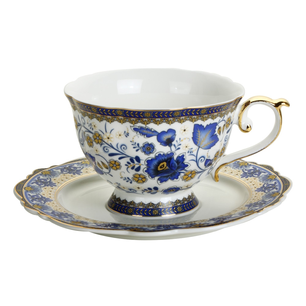 fein Knochen China Teetassen Kaffee Tassen mit Untertasse, Keramik Tee Kaffee Becher einstellen Teegeschirr einstellen Trinken Tasse Becher einstellen