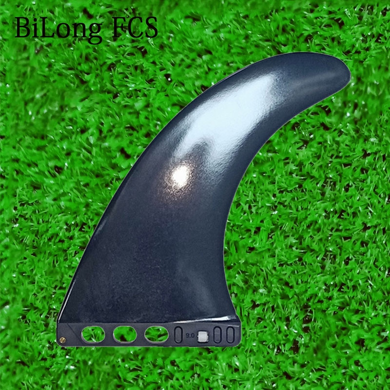 Tiefe 9 zoll für FCS II Verbinden PG Longboard Flosse LB Flossen UNS Kasten sup Surfbrett zentrum Flossen Fiberglas + Nylon Surfen Flossen