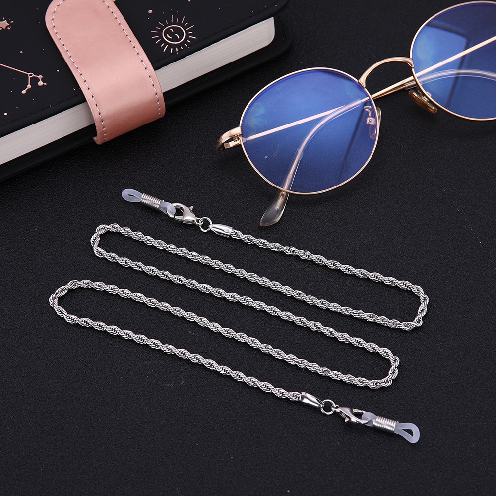 Teamer 78CM Gläser Kette Metall Sonnenbrille Ketten Lanyards Gurt Halskette Brillen Verknüpfung Kette Schnüre Brillen Zubehör