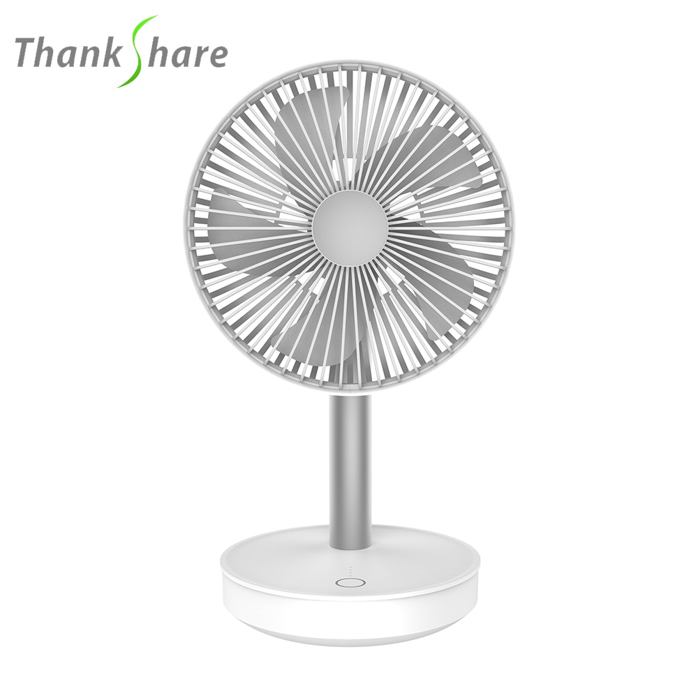 THANKSHARE Wiederaufladbare Schreibtisch Fan Tragbare Ultra-ruhig Kreative Elektrische USB Fans Stille Mini Schreibtisch Ventilador Fan Für Hause