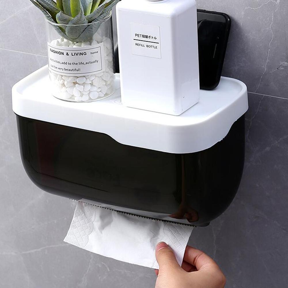 Wc Papier Halfter Wasserdichte Papier Handtuch Halfter schlagen-kostenlose selbst-Klebstoff Zauberstab Hängen Für Wc Papier Handtuch Schlecht acces