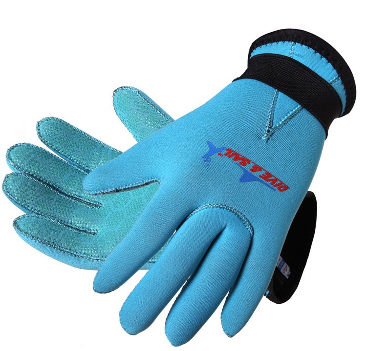 Tauchen Handschuhe Neue Neopren Blau Rosa 3mm freundlicher Jungen und Mädchen Material Palme Schutz Von Produkt Heiße Ozean Freies