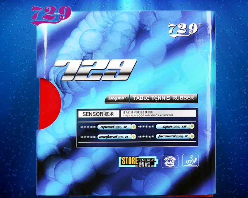 RITC Freundschaft 729 FX GuoYuehua Zacken-Ich bin Tischtennis (Tischtennis) Gummi Mit Schwamm