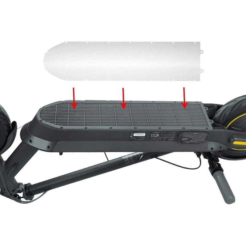 Elektrische Rolle Chis Aluminium Schutz Metall Schutz Platte Rügestochen Batterie Untere Abdeckung für Ninebot Max G30