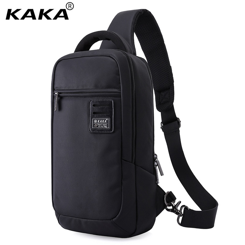 Männer Daypack Schulter Taschen Crossbody Brust tasche Reißverschluss Kurze Reise Pack Einzigen Gurt Bote Taschen Sport Radfahren tasche