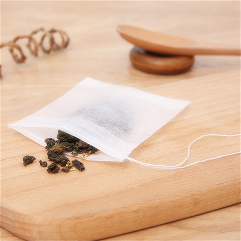 100 Stck Tee Taschen Taschen Für Tee Tasche Tee-ei Mit Schnur Heilen Dichtung 7*9cm/7*10cm Beutel Filter Papier Teebeutel leer Tee Taschen