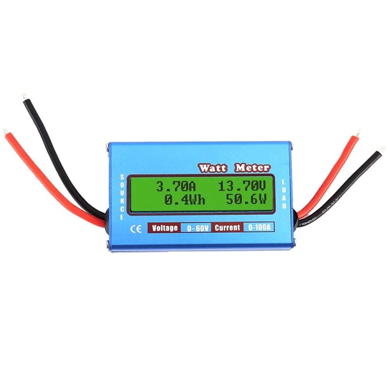 HM Energie Meter Digital Monitor LCD Energie Meter 60V / 100A DC Amperemeter Solar- Energie Analyzer Modell Energie Meter