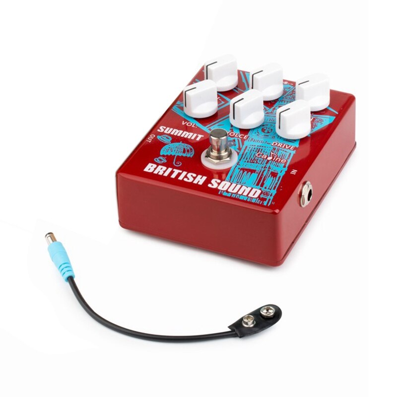 CALINE CP-58 Bäcker Straße Gitarre Pedal Britischen Klang Effekt Pedal Gitarre Zubehör Pedal 9V Gitarre Teil True Bypass