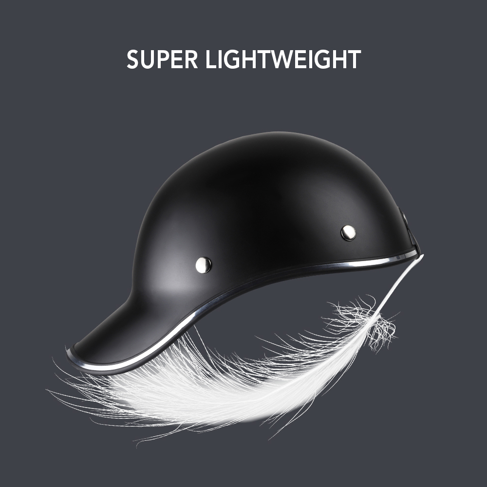 Motorrad Helm Fahrrad Fahrrad Baseball Kappe Helm Hälfte Helm Radfahren Helm Für Männer Frauen Erwachsene Fahrrad ausrügestochen