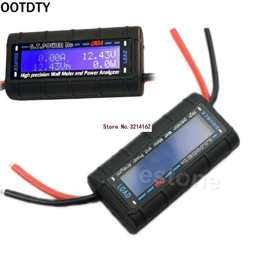 G. t. Energie RC 130A Watt Meter und Energie Analyzer Hohe Präzision LCD 60V GT-Energie 07NOV