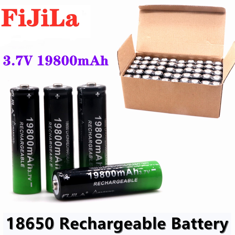 neue 18650 Batterie 3,7 V 19800 mAh Lithium-ionen Batterie Für LED Taschenlampe Beliebte Neue