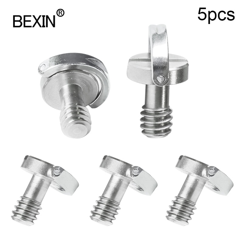 schnell Freisetzung schraube 1/4 'zoll d Ring schraube kamera moount schraube edelstahl kamera Adapter für dslr kamera schnell schuss platte