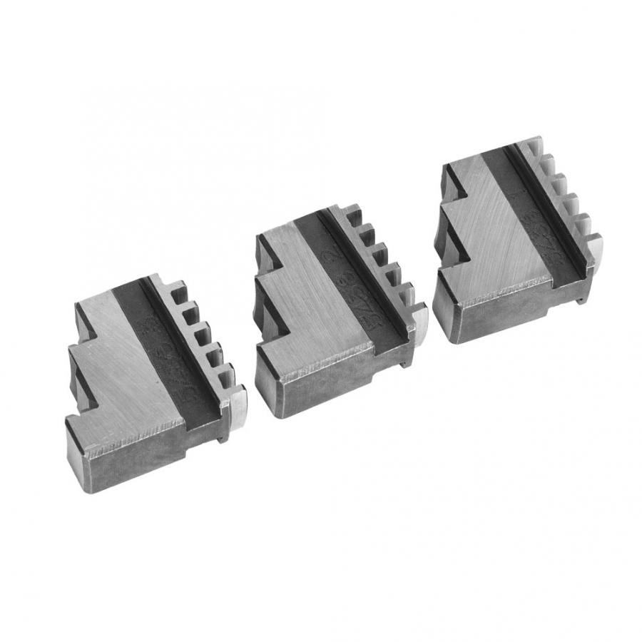 3 Stck K11-100 Drehmaschine Futter Externe Kiefer 4in Futter 20CrMnTi Hohe Festigkeit Lange Lebensdauer Futter backenfutter verhexen torno metall