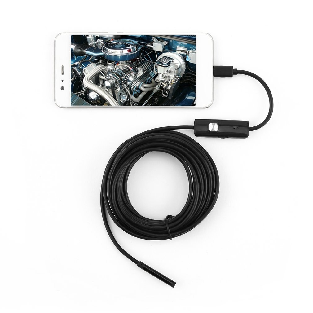6 LED 5,5mm Objektiv Endoskop Wasserdicht Inspektion Endoskop für Android Fokus Kamera Objektiv USB Kabel Wasserdichte Endoskop